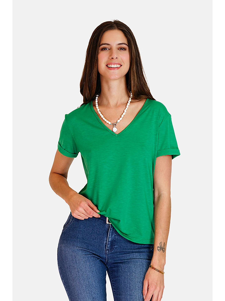 Le Jardin du Lin Koszulka w kolorze zielonym rozmiar: 40