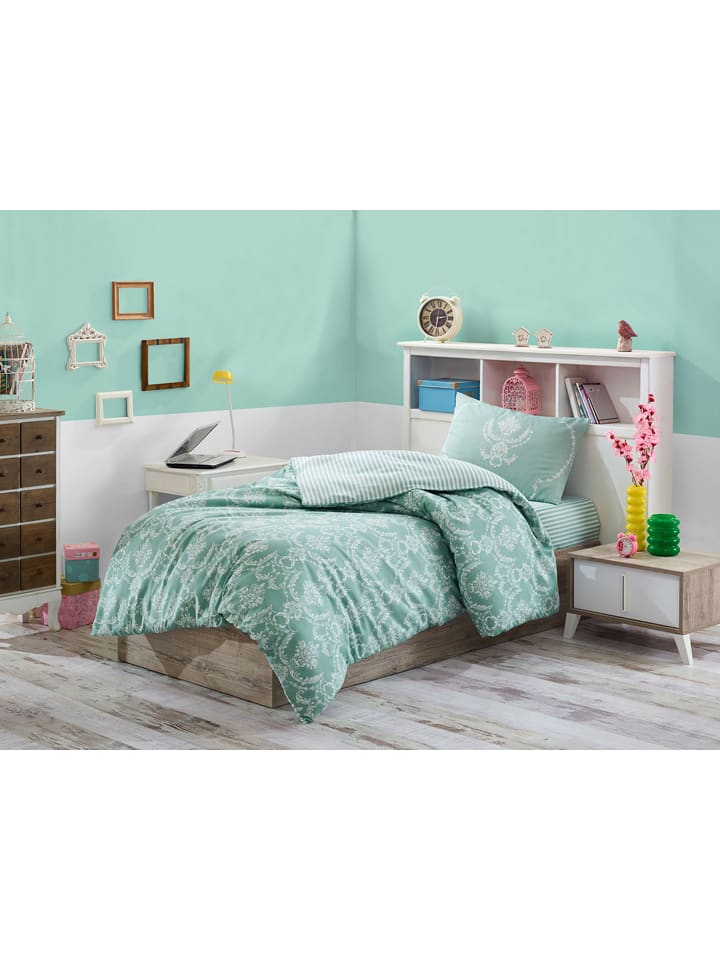 Elizabed Komplet pościeli "Pure" w kolorze jasnozielonym rozmiar: 240x220 cm