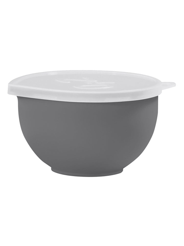 Plast Team Miska w kolorze szaro-białym - 8,5 x 5,2 x 10,5 cm rozmiar: onesize