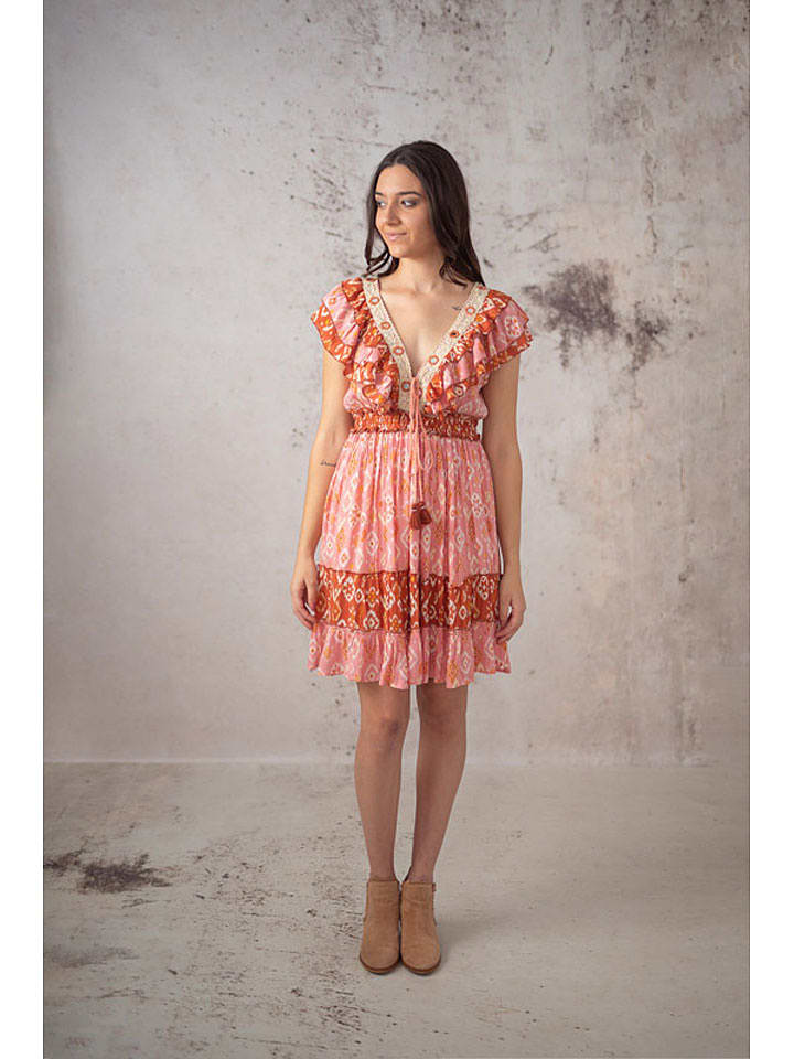 Lula Natura Sukienka w kolorze jasnoróżowym rozmiar: onesize