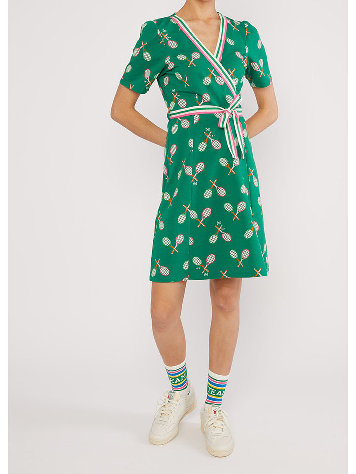 Blutsgeschwister Sukienka "Curkiss my ace" w kolorze zielonym rozmiar: M