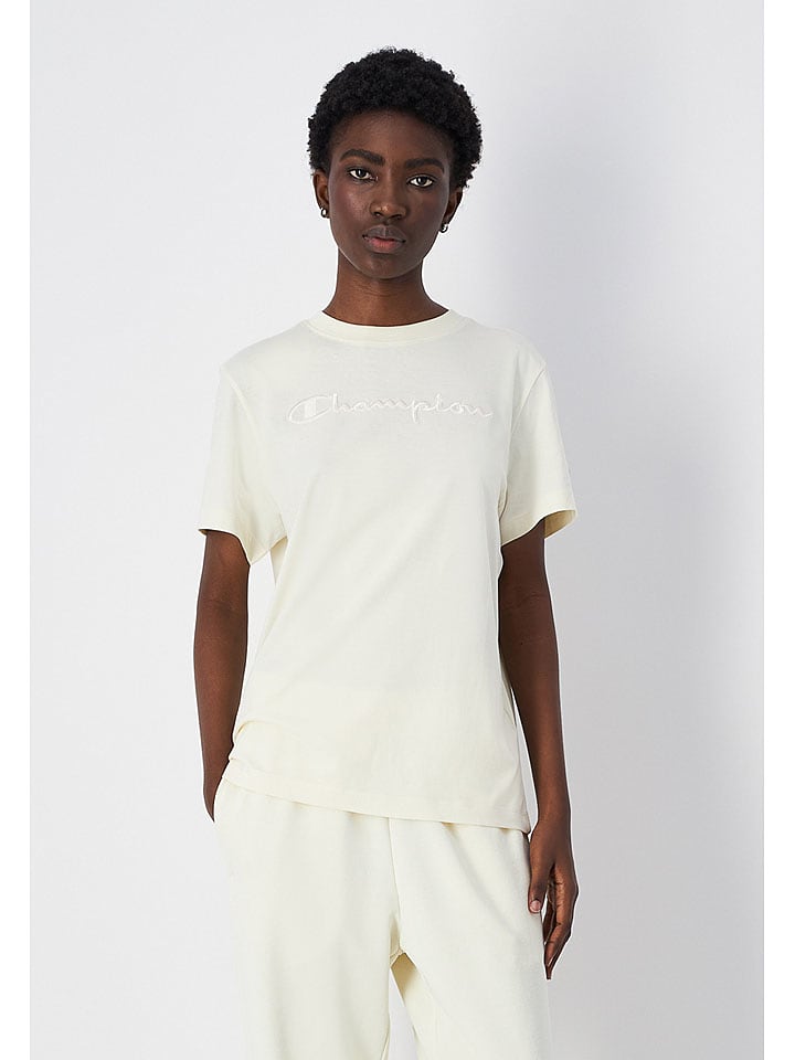 Champion Koszulka w kolorze kremowym rozmiar: S
