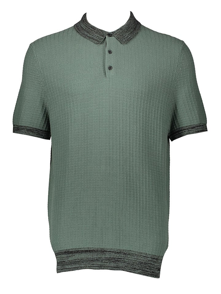 Scotch & Soda Koszulka polo w kolorze zielonym rozmiar: M