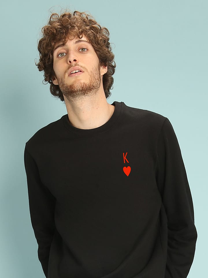 WOOOP Bluza "King" w kolorze czarnym rozmiar: M