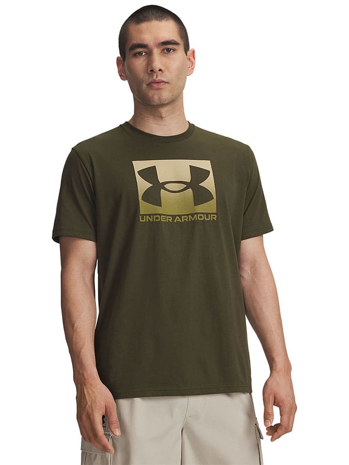 Under Armour Koszulka sportowa w kolorze khaki rozmiar: XS