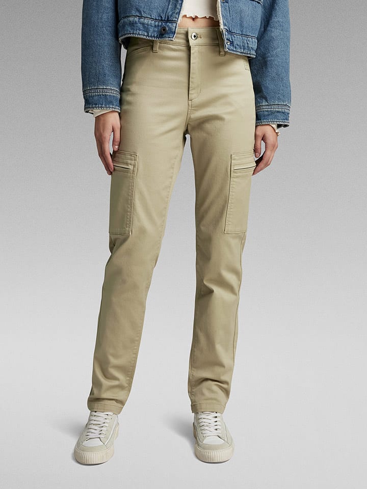 G-Star Bojówki w kolorze beżowym rozmiar: W29/L30