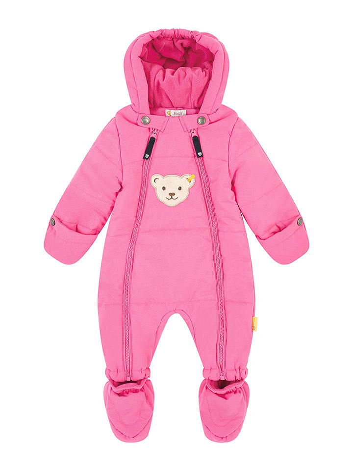 Steiff Kombinezon zimowy w kolorze różowym rozmiar: 74