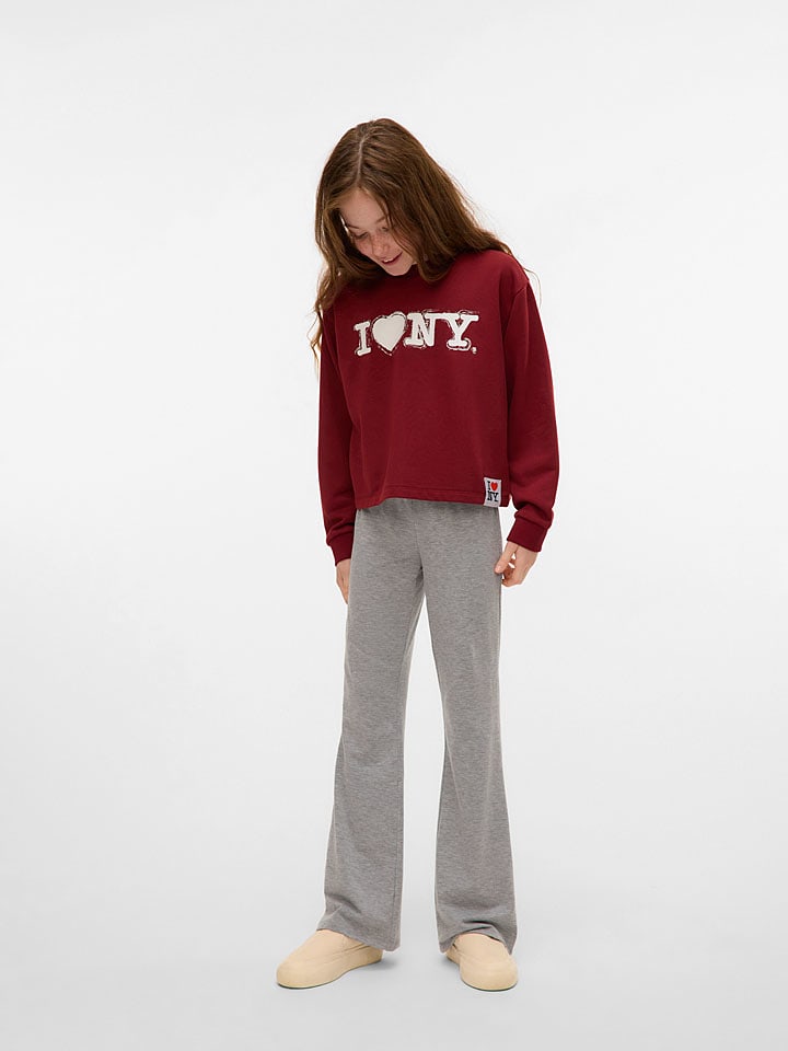 Vero Moda Girl Spodnie "Joy" w kolorze szarym rozmiar: 140