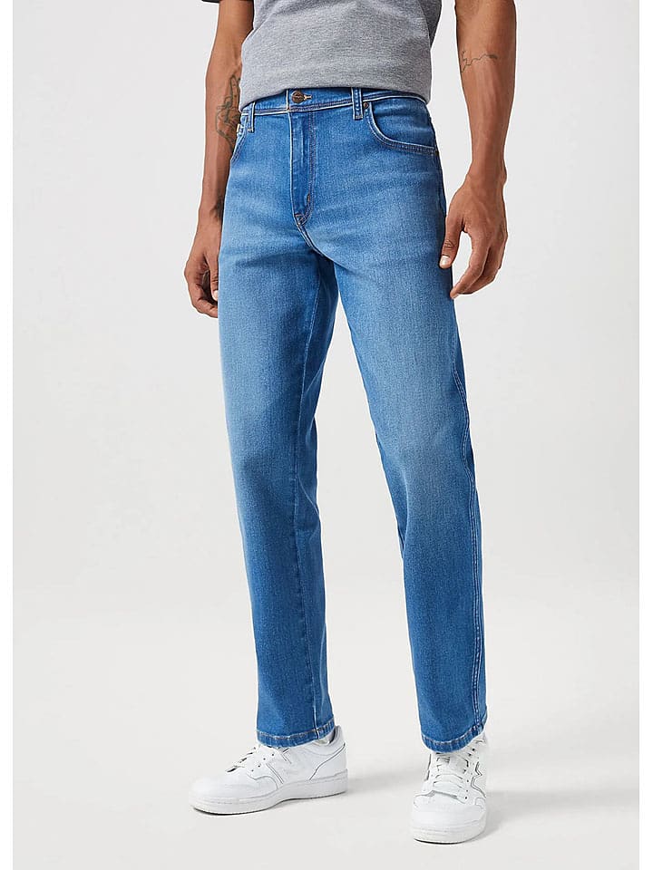 Wrangler Dżinsy - Regular fit - w kolorze niebieskim rozmiar: W32/L32