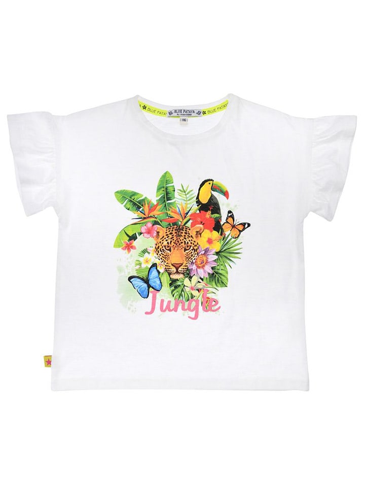 Bondi Koszulka "Jungle" w kolorze białym rozmiar: 128
