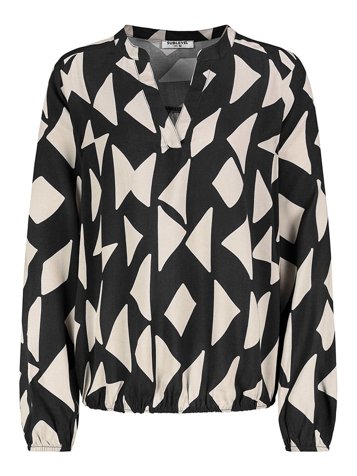 Sublevel Bluzka w kolorze czarno-białym rozmiar: XL