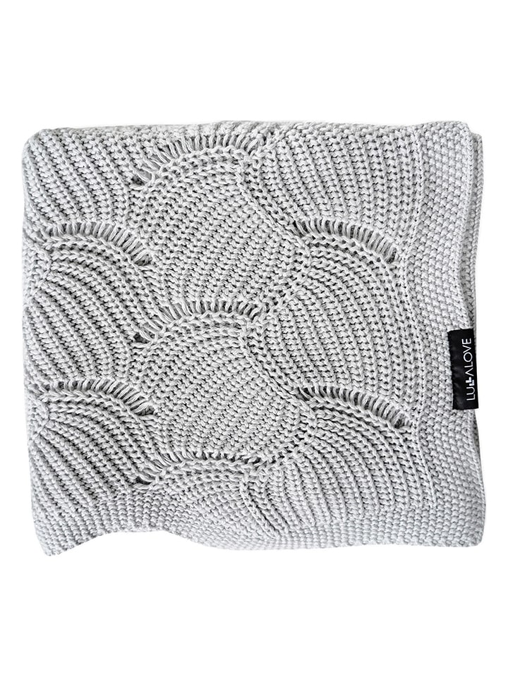 Lullalove Kocyk w kolorze szarym rozmiar: 80x100 cm