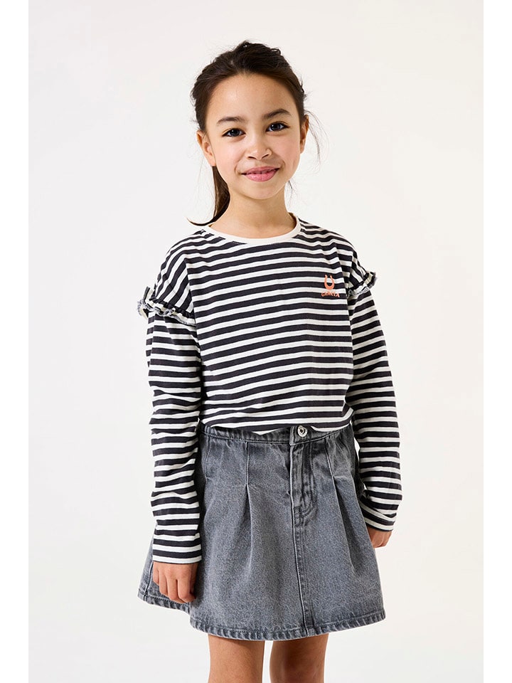 Garcia Koszulka w kolorze biało-czarnym rozmiar: 92/98