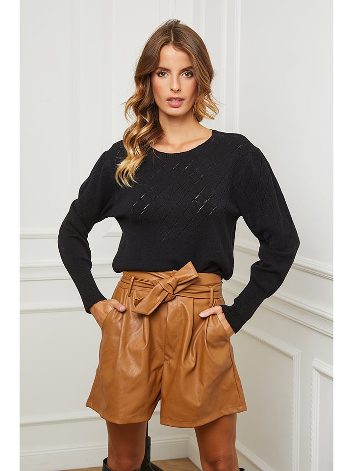 So Cachemire Sweter "Dolly" w kolorze czarnym rozmiar: L