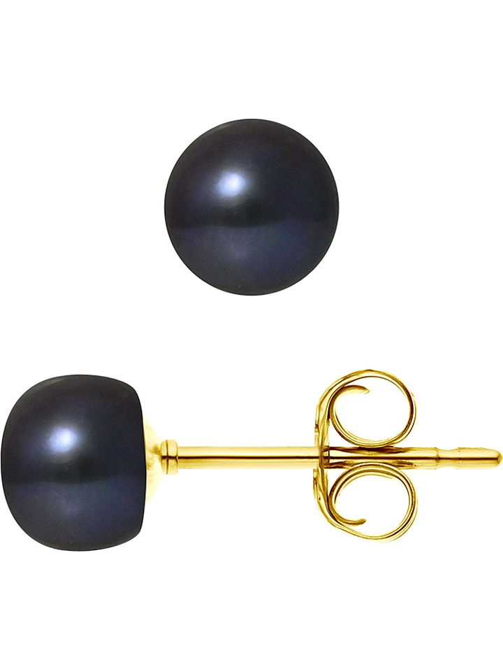 Pearline Kolczyki-wkrętki z perłami w kolorze tahiti rozmiar: onesize