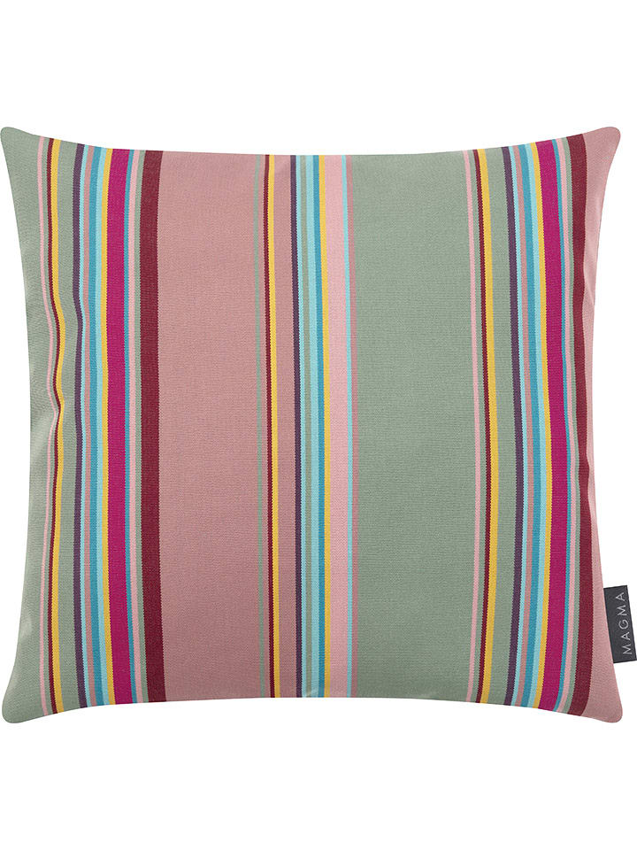 Magma Heimtex Poszewka outdoorowa w kolorze jasnoróżowo-miętowym na poduszkę - 40 x 40 cm rozmiar: onesize