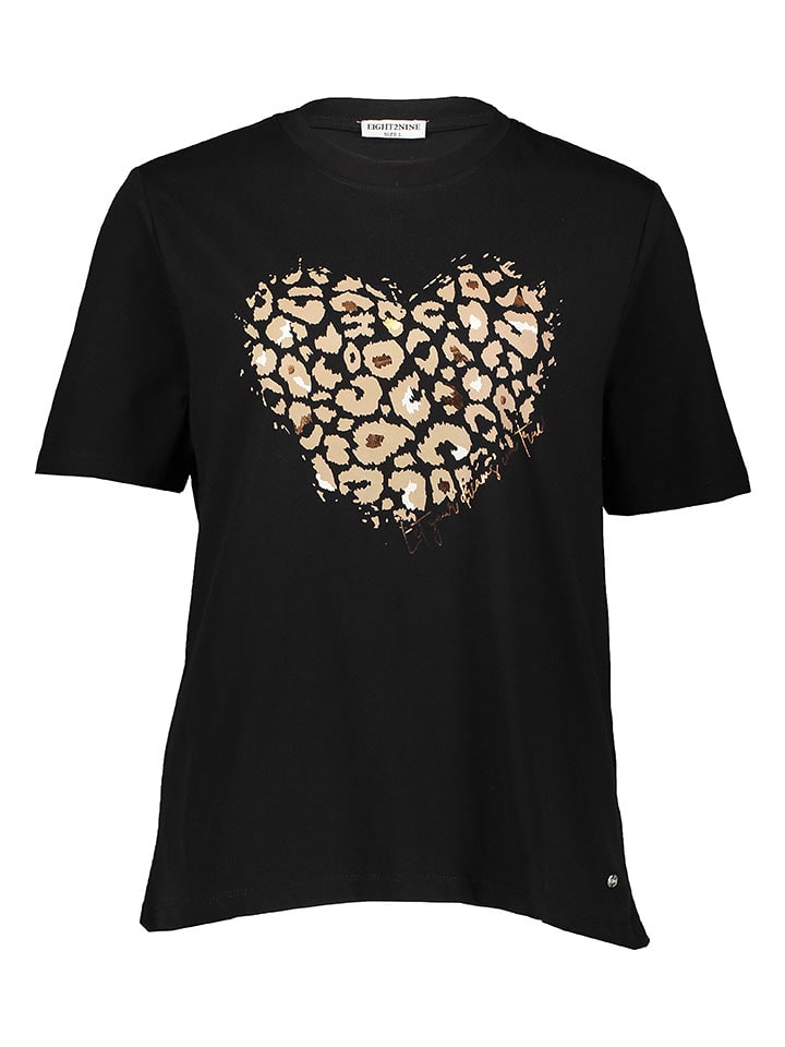 Eight2Nine Koszulka w kolorze czarnym rozmiar: M