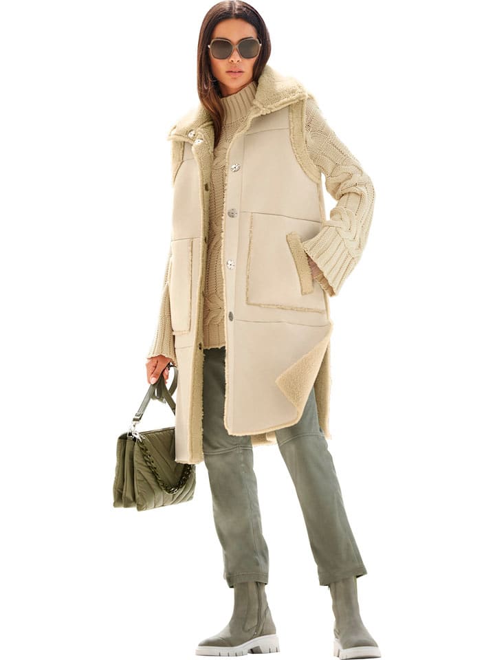 Heine Kamizelka w kolorze beżowym rozmiar: 42