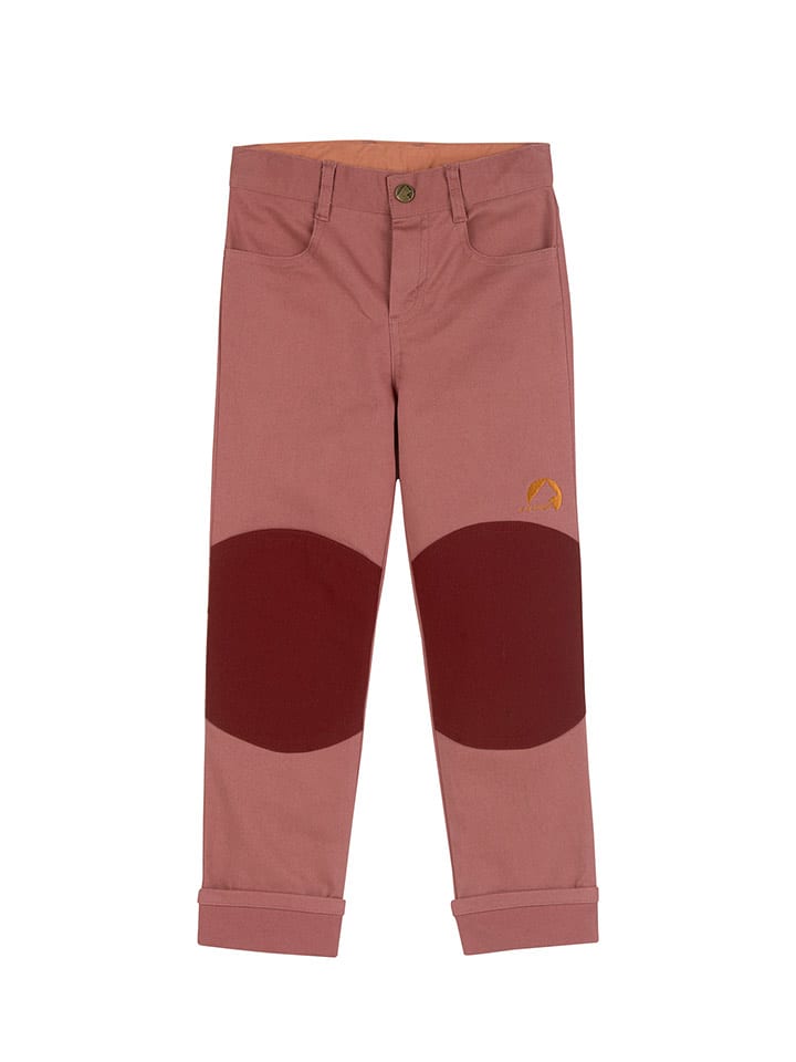 finkid Spodnie funkcyjne "Kuulu Canvas" w kolorze jasnoróżowym rozmiar: 140/150