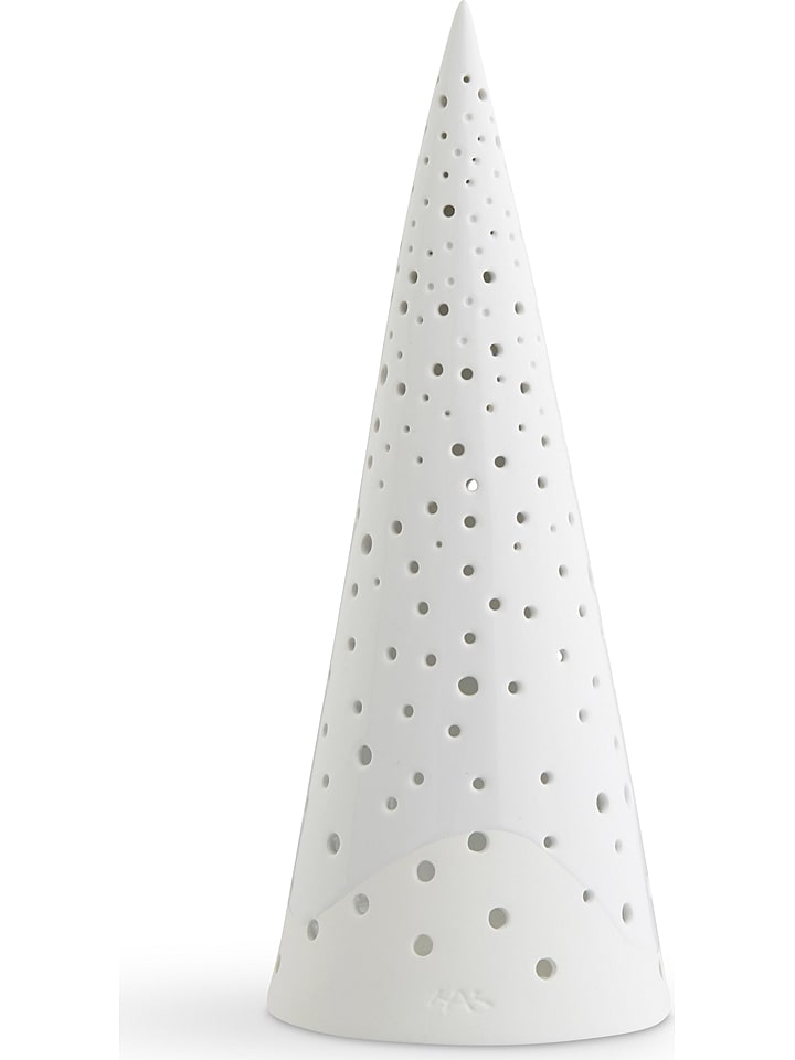 Kähler Świecznik w kolorze białym - wys. 30 cm rozmiar: onesize