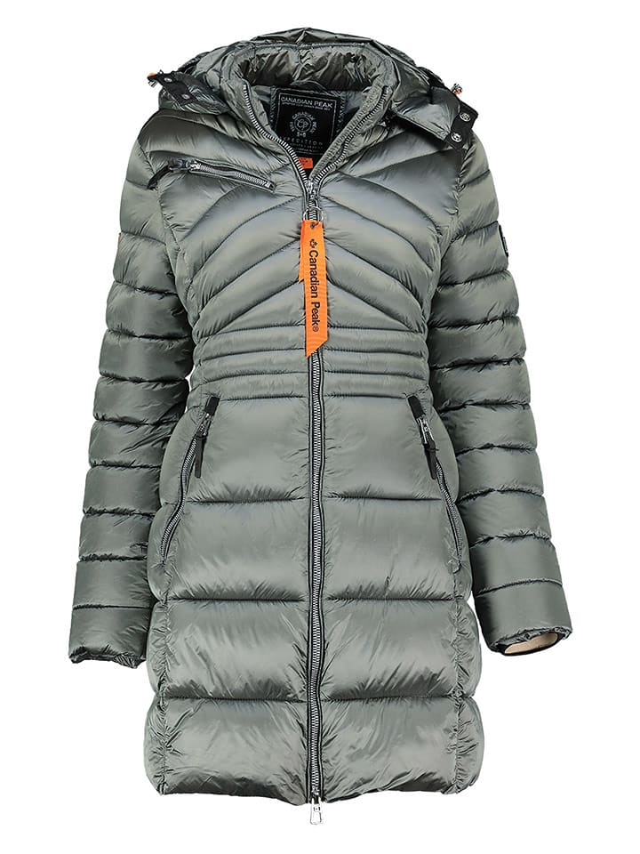Canadian Peak Płaszcz zimowy "Bodayeak" w kolorze srebrnym rozmiar: XL