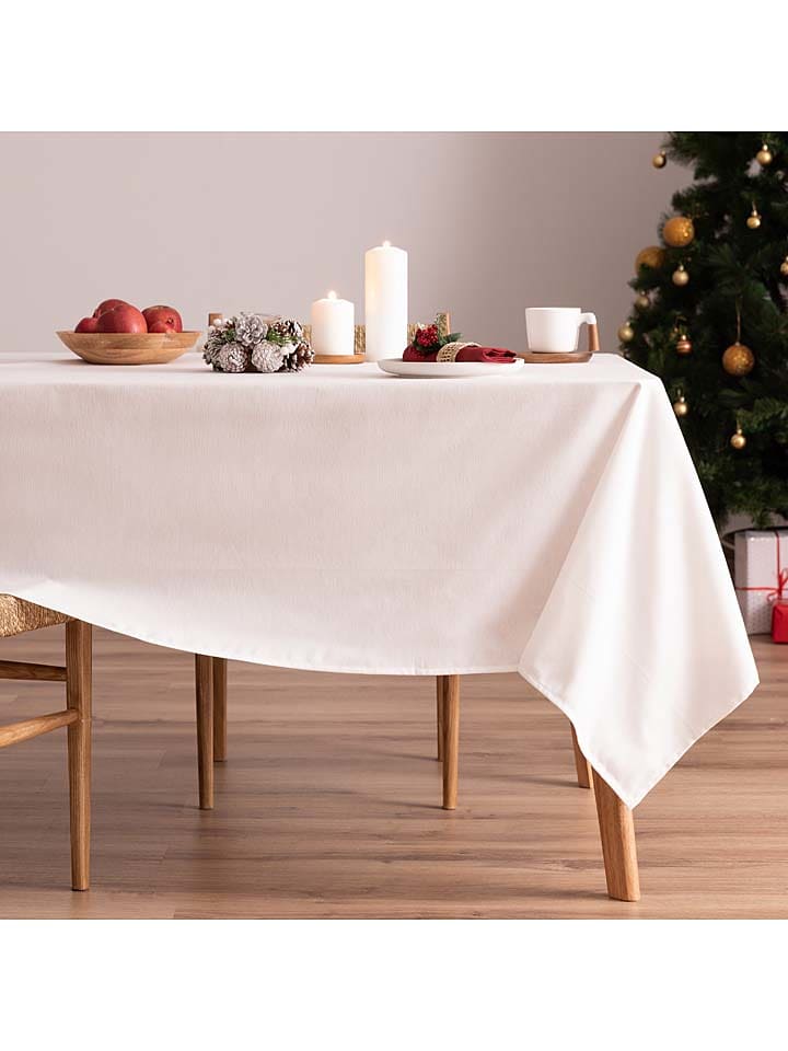 Mint Rugs Obrus "Christmas" w kolorze białym rozmiar: 155x300 cm