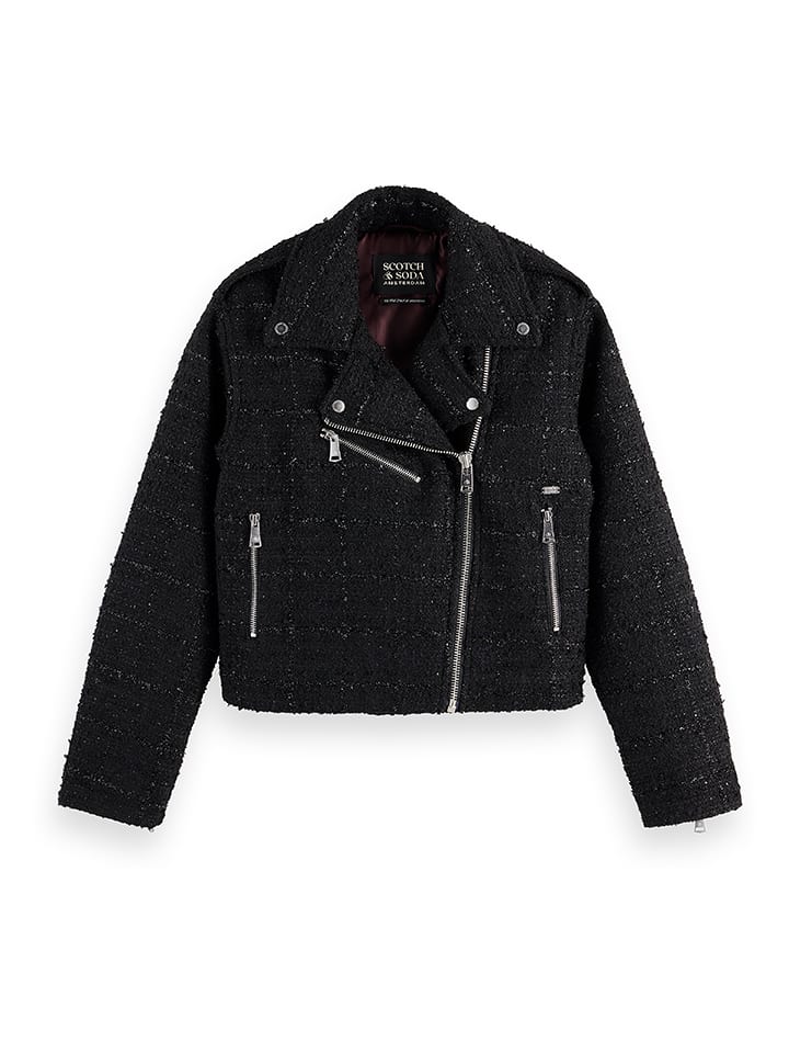 Scotch & Soda Kurtka przejściowa w kolorze czarnym rozmiar: XL