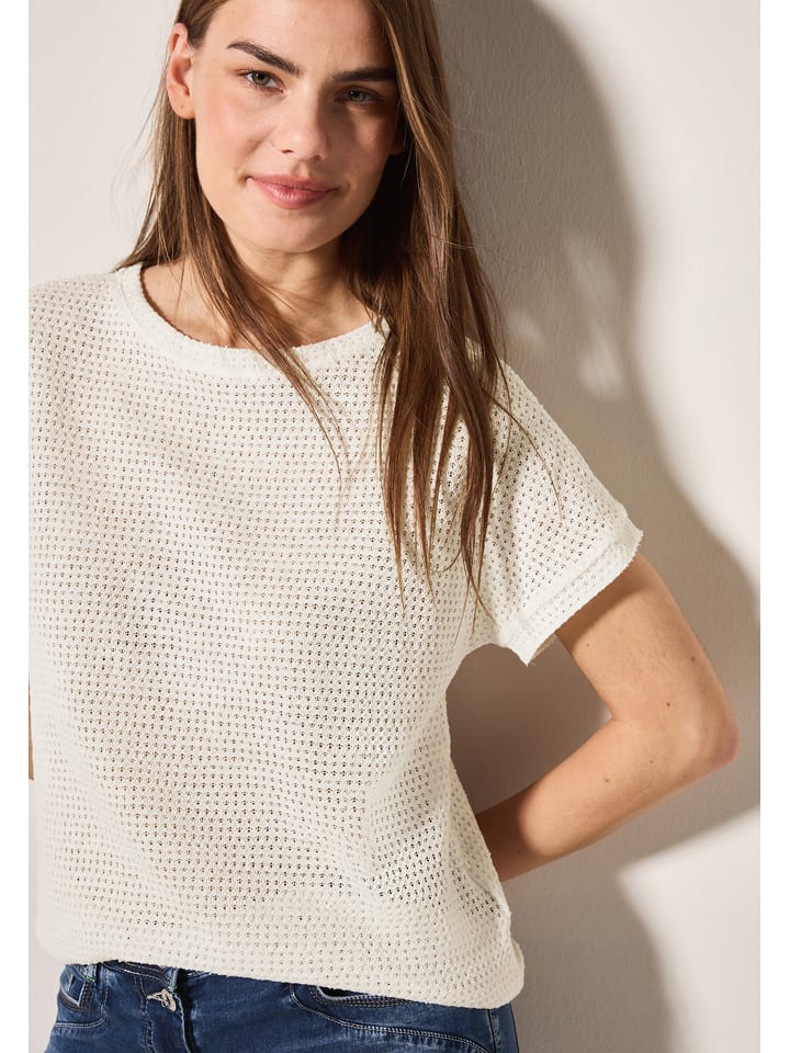 Cecil Koszulka w kolorze kremowym rozmiar: XL