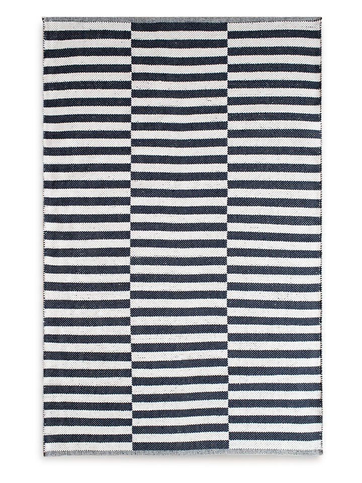 Madre Selva Dywan bawełniany w kolorze czarno-białym - 170 x 120 cm rozmiar: onesize