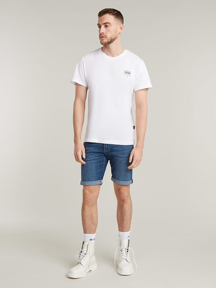 G-Star Szorty dżinsowe w kolorze niebieskim rozmiar: W30