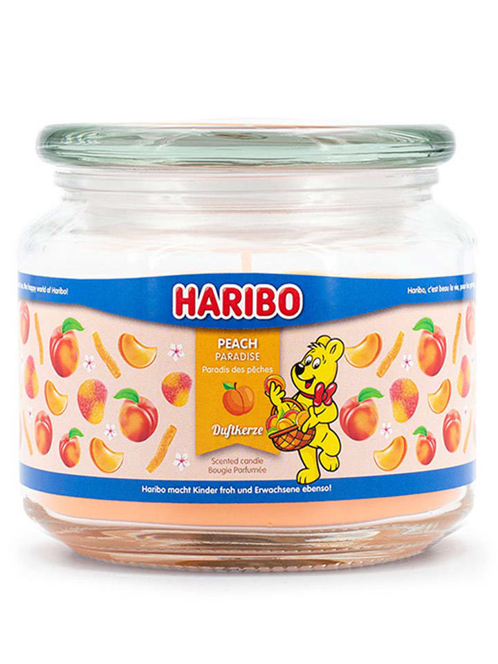 Haribo Świeca zapachowa "Haribo Peach Paradise" - 300 g rozmiar: onesize