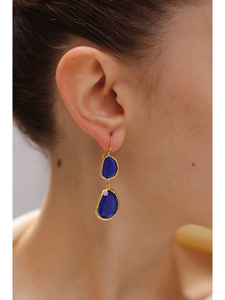 L'Atelier de Gaia Pozłacane kolczyki z elementami ozdobnymi rozmiar: onesize