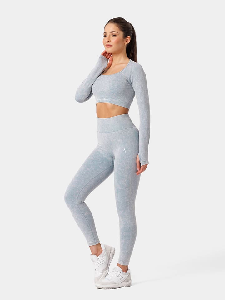 Carpatree Koszulka sportowa "Yasmine" w kolorze szarym rozmiar: M