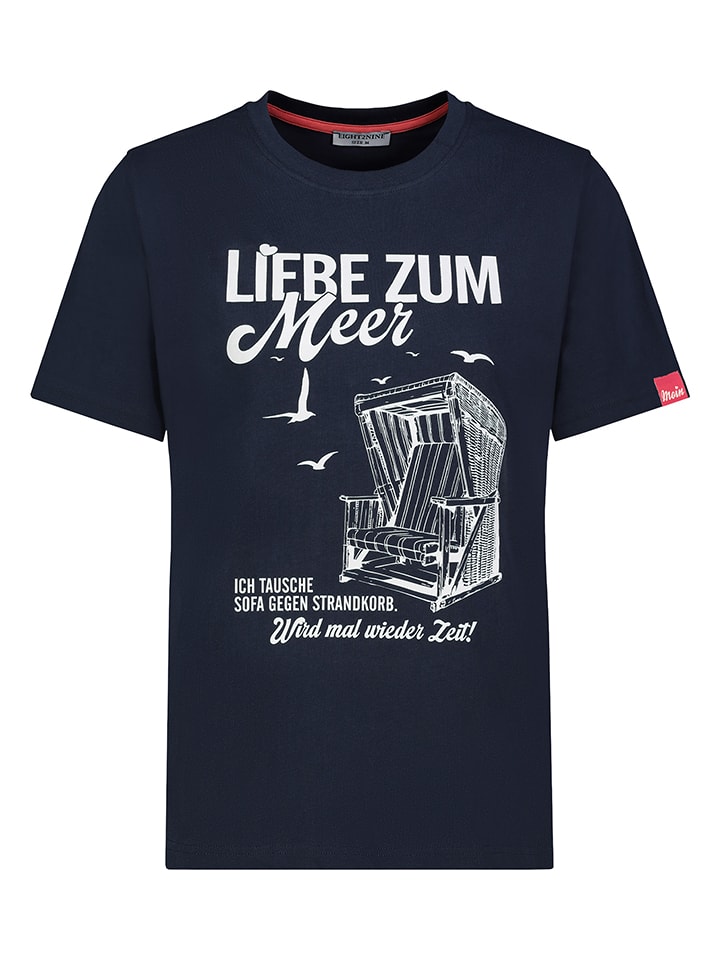 Eight2Nine Koszulka w kolorze granatowym rozmiar: L