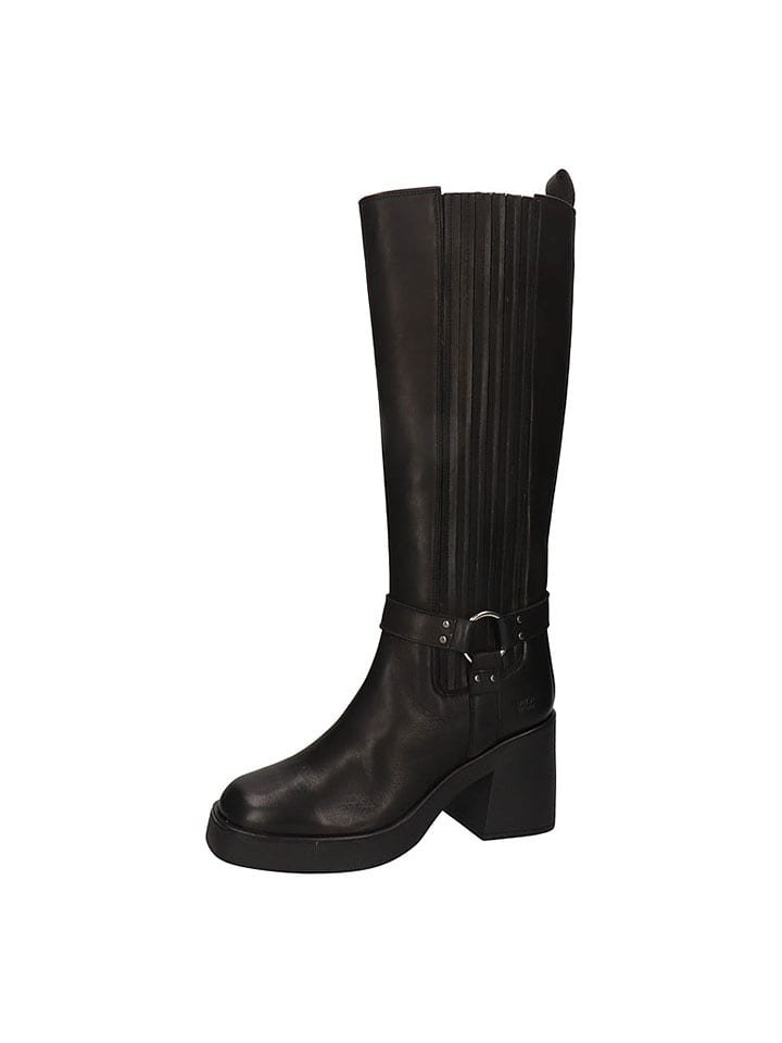 MELVIN & HAMILTON Skórzane kozaki "Paisley 6" w kolorze czarnym rozmiar: 35