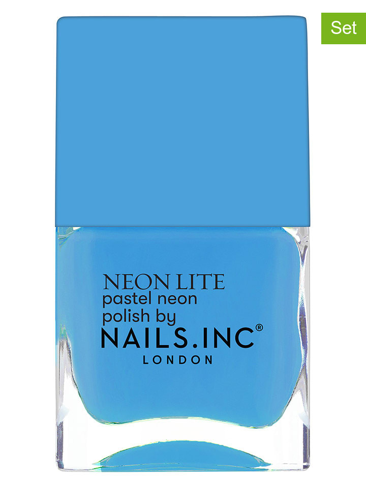 Nails.Inc Lakiery do paznokci (2 szt.) "Neons - Seabright Street" - po 14 ml rozmiar: onesize