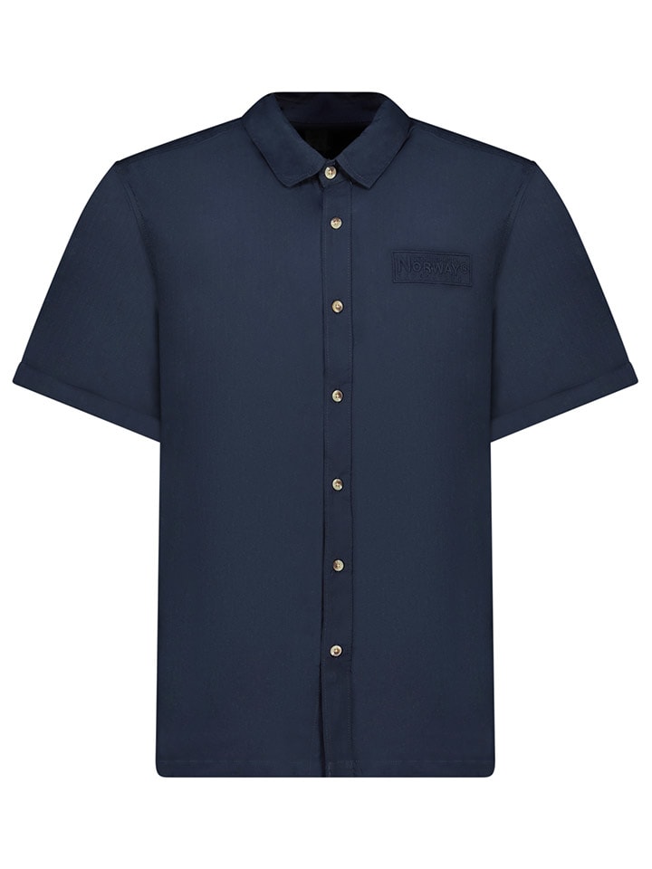 Geographical Norway Koszula "Zaik" - Regular fit - w kolorze granatowym rozmiar: S