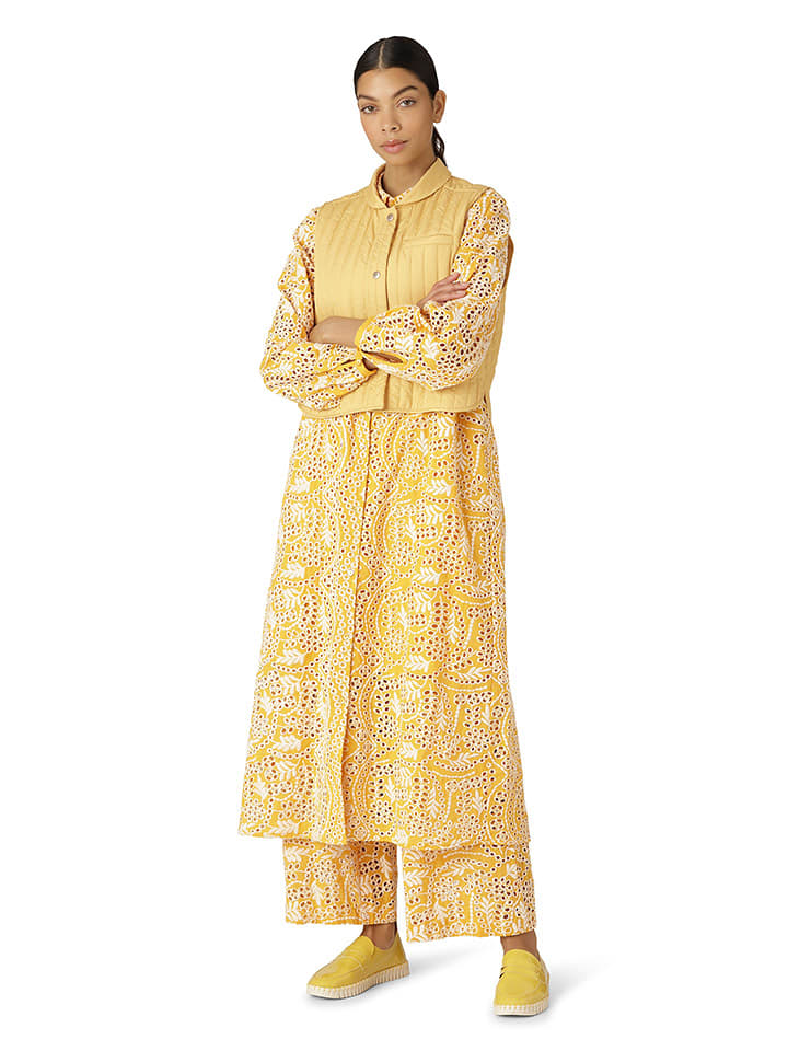 Ilse Jacobsen Kamizelka pikowana w kolorze żółtym rozmiar: 38