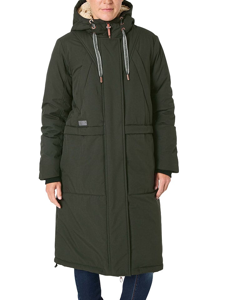 Timezone Parka w kolorze khaki rozmiar: S