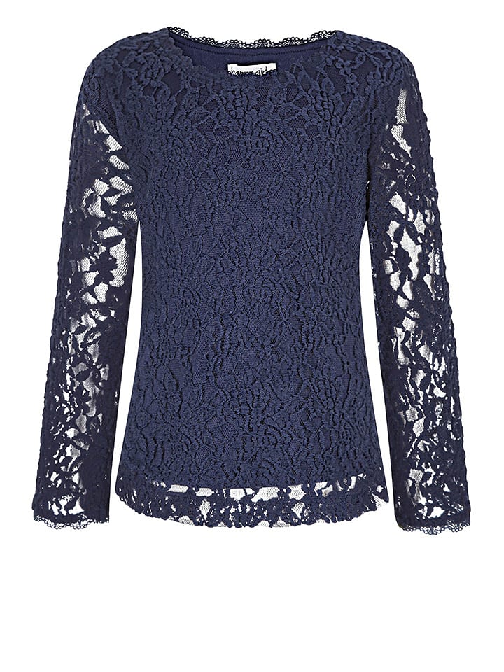 happy girls by Eisend Koszulka w kolorze granatowym rozmiar: 128