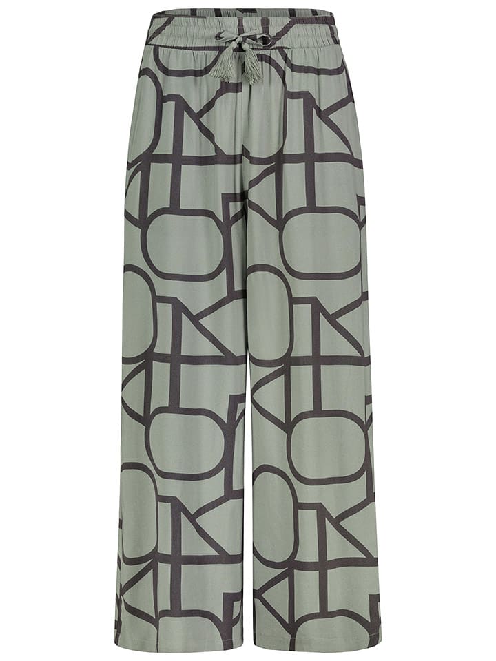 Sublevel Spodnie w kolorze zielono-czarnym rozmiar: XL