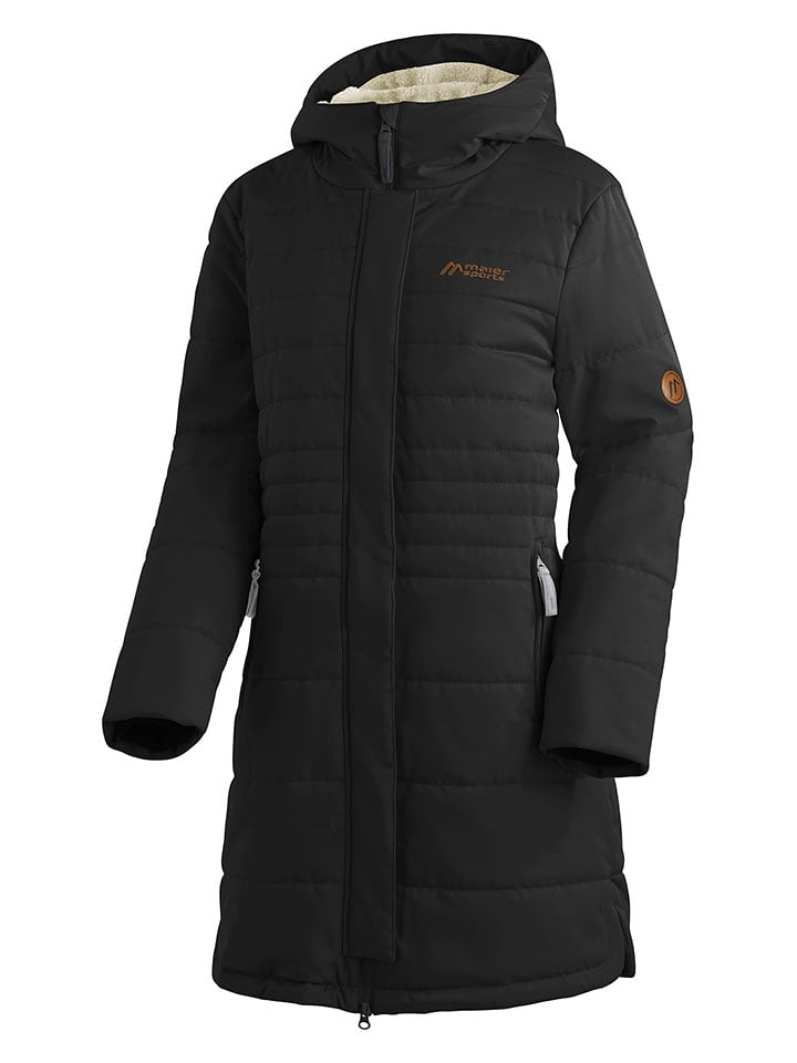 Maier Sports Płaszcz pikowany "Laerke 2.0" w kolorze czarnym rozmiar: 40