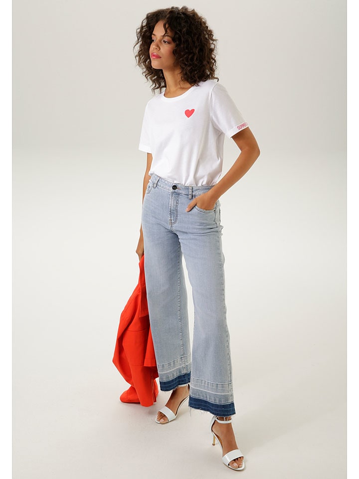 Aniston Dżinsy - Comfort fit - w kolorze błękitnym rozmiar: 36