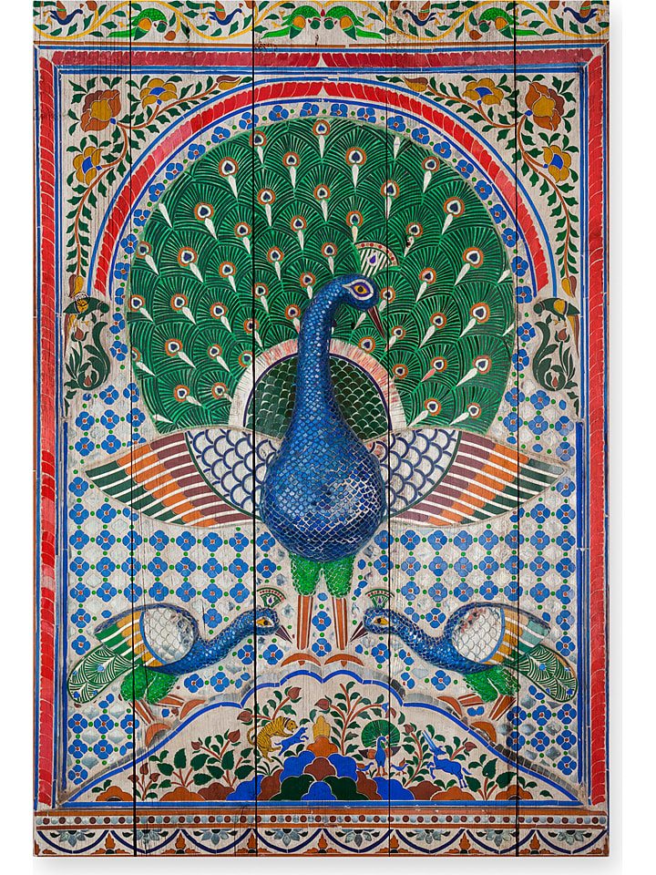 Madre Selva Druk "Las Palmas" na drewnie - 40 x 60 cm rozmiar: onesize