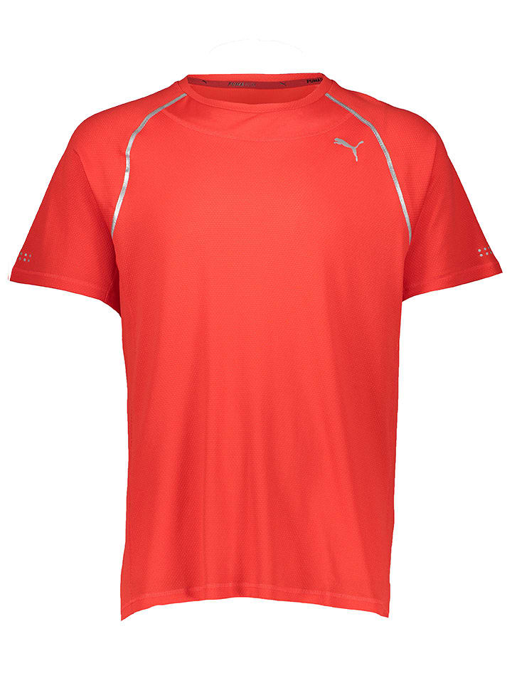 Puma Koszulka funkcyjna "PWRRUN Thermo" w kolorze czerwonym rozmiar: XL