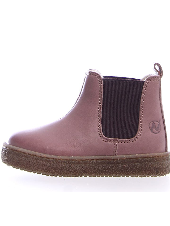 Naturino Skórzane sztyblety "Filus" w kolorze jasnoróżowym rozmiar: 34