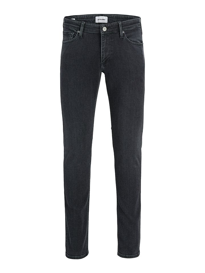Jack & Jones Dżinsy "Glenn" - Slim fit - w kolorze czarnym rozmiar: W30/L32