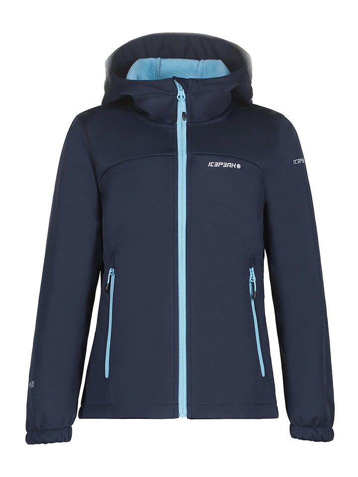 Icepeak Kurtka softshellowa "Kleve" w kolorze granatowo-błękitnym rozmiar: 140
