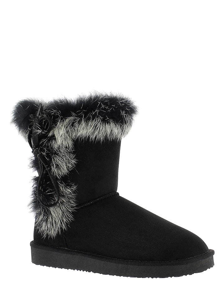 ISLAND BOOT Kozaki zimowe "Christy" w kolorze czarnym rozmiar: 40