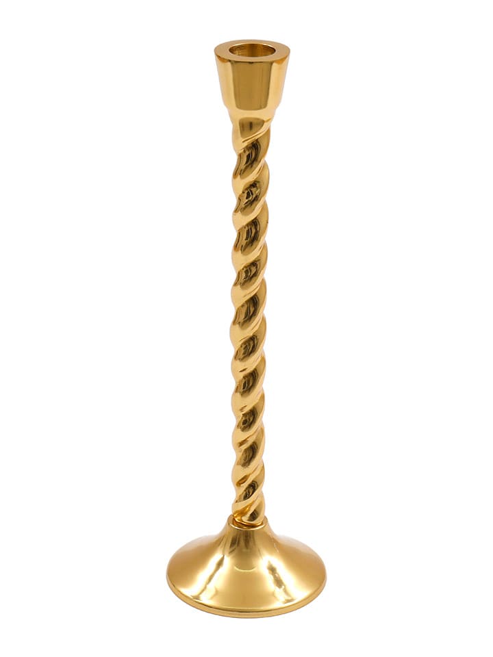 SiL Interiors Świecznik w kolorze złotym - wys. 30 cm rozmiar: onesize